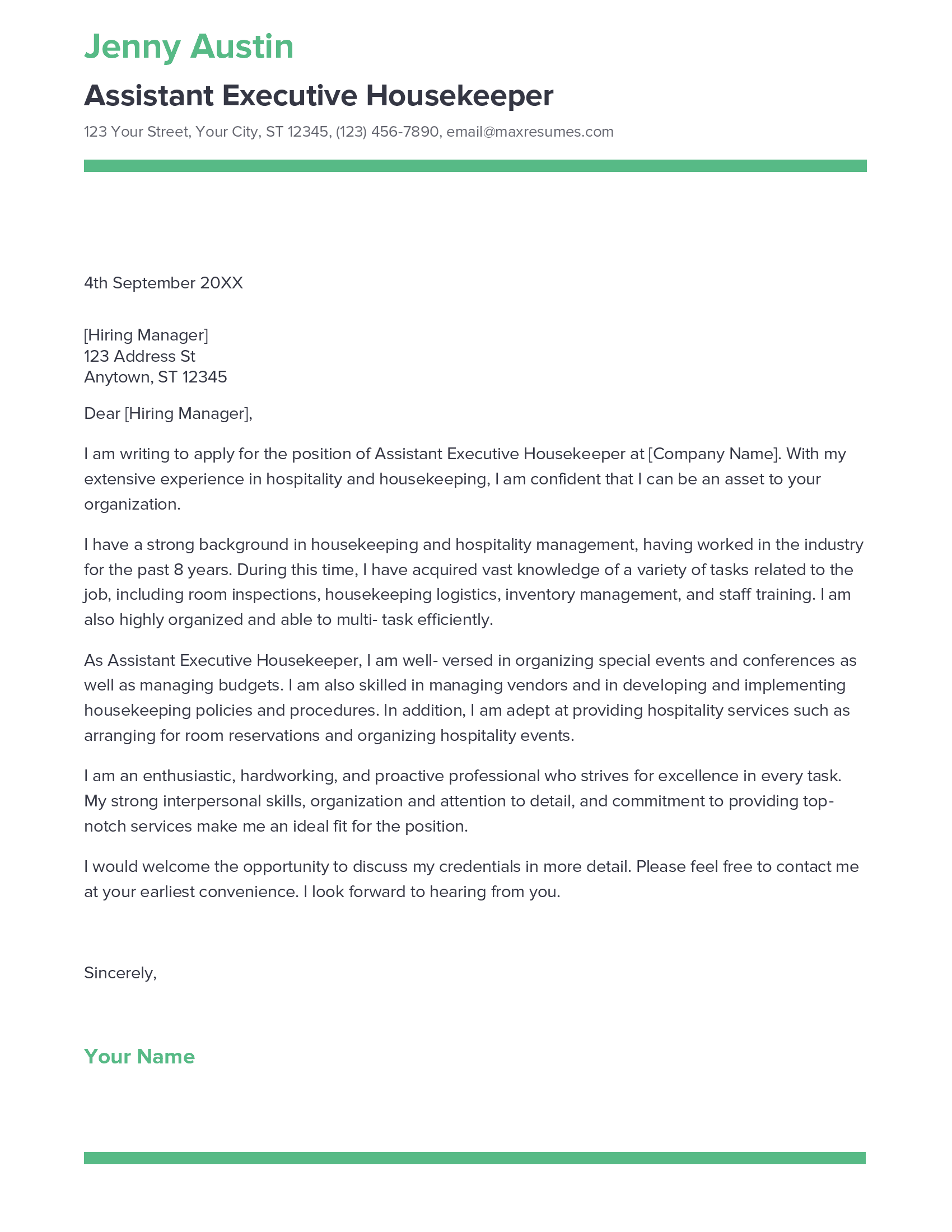 account assistant cover letter sample