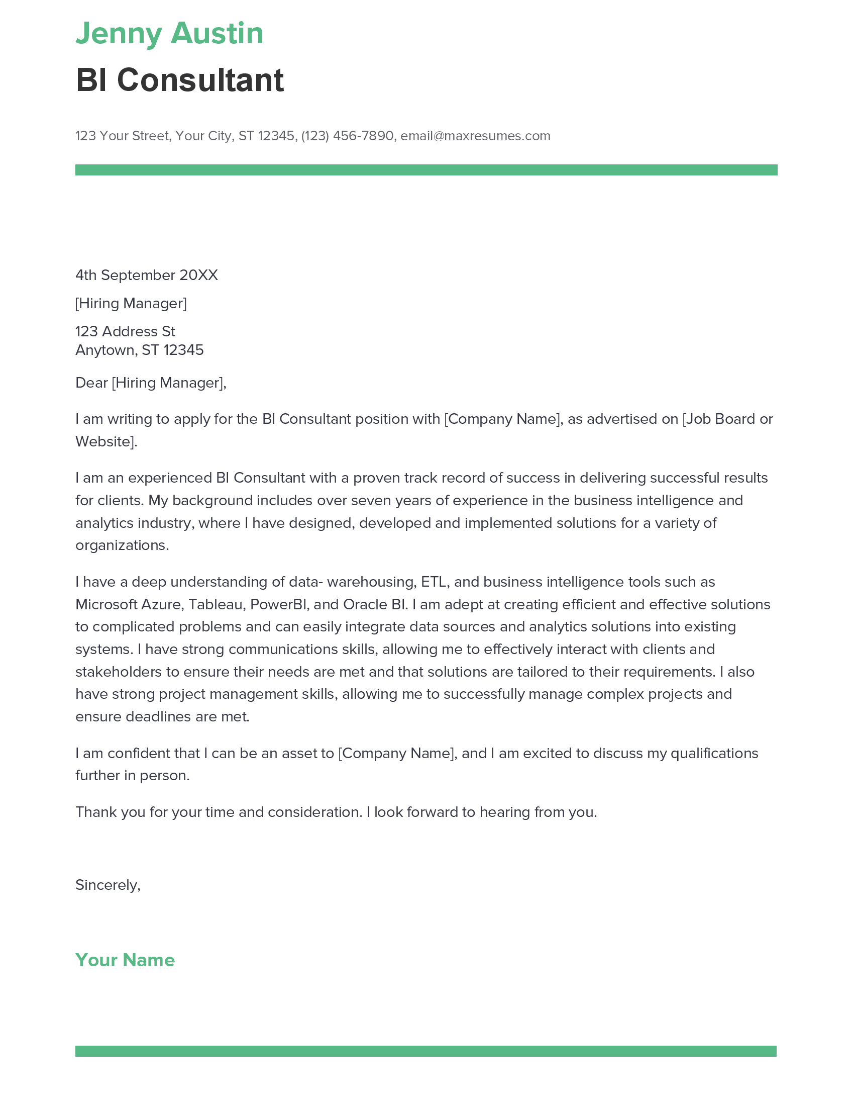 account assistant cover letter sample