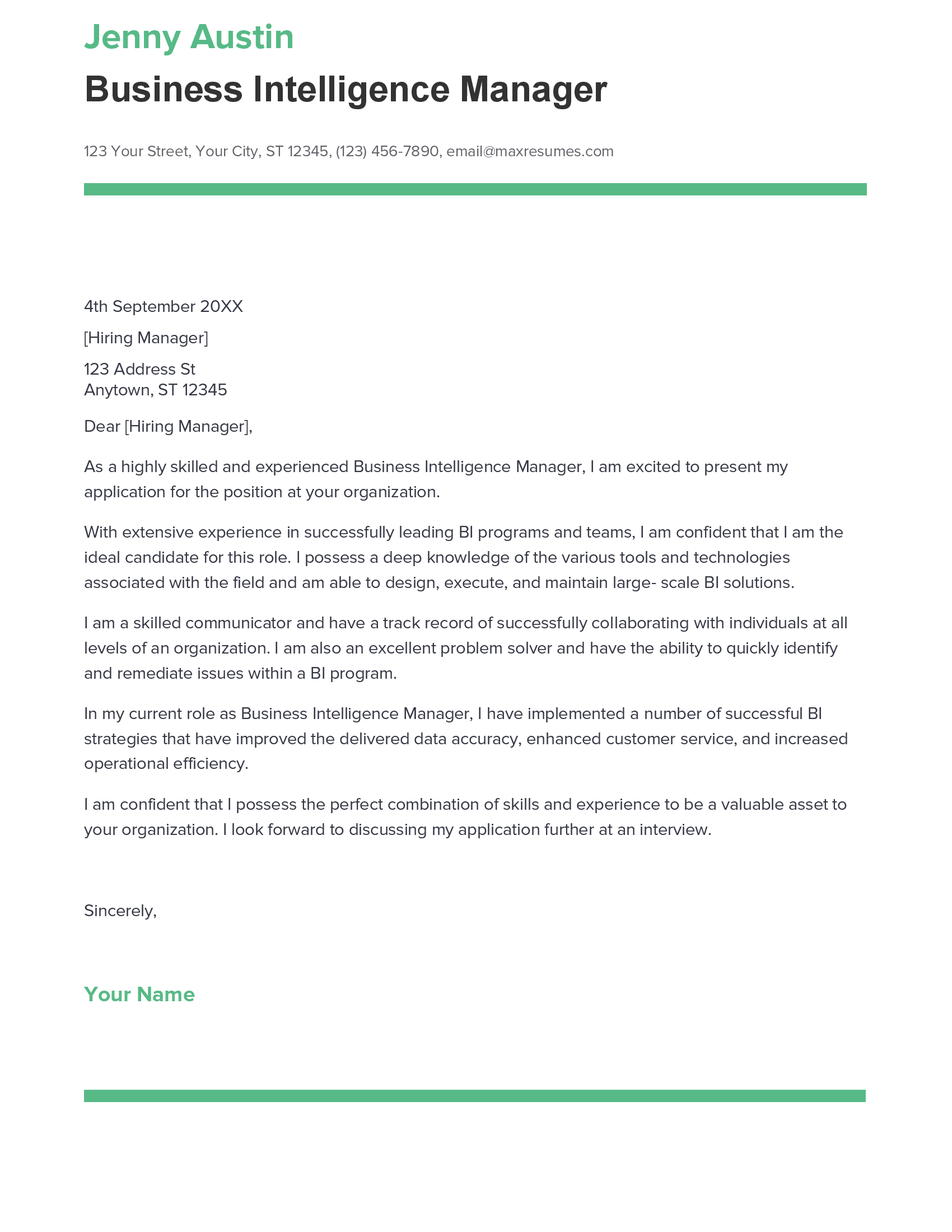 account assistant cover letter sample