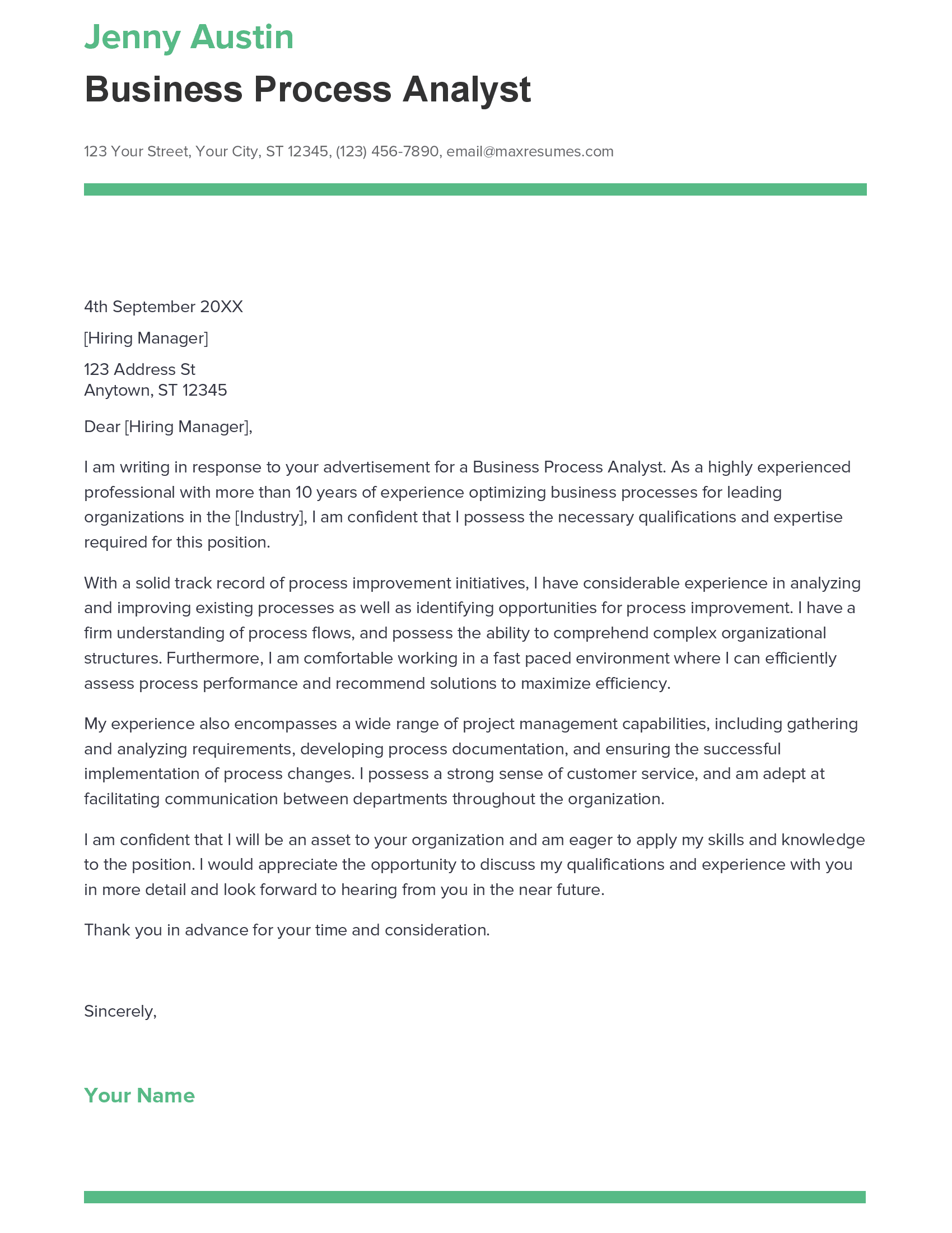 account assistant cover letter sample