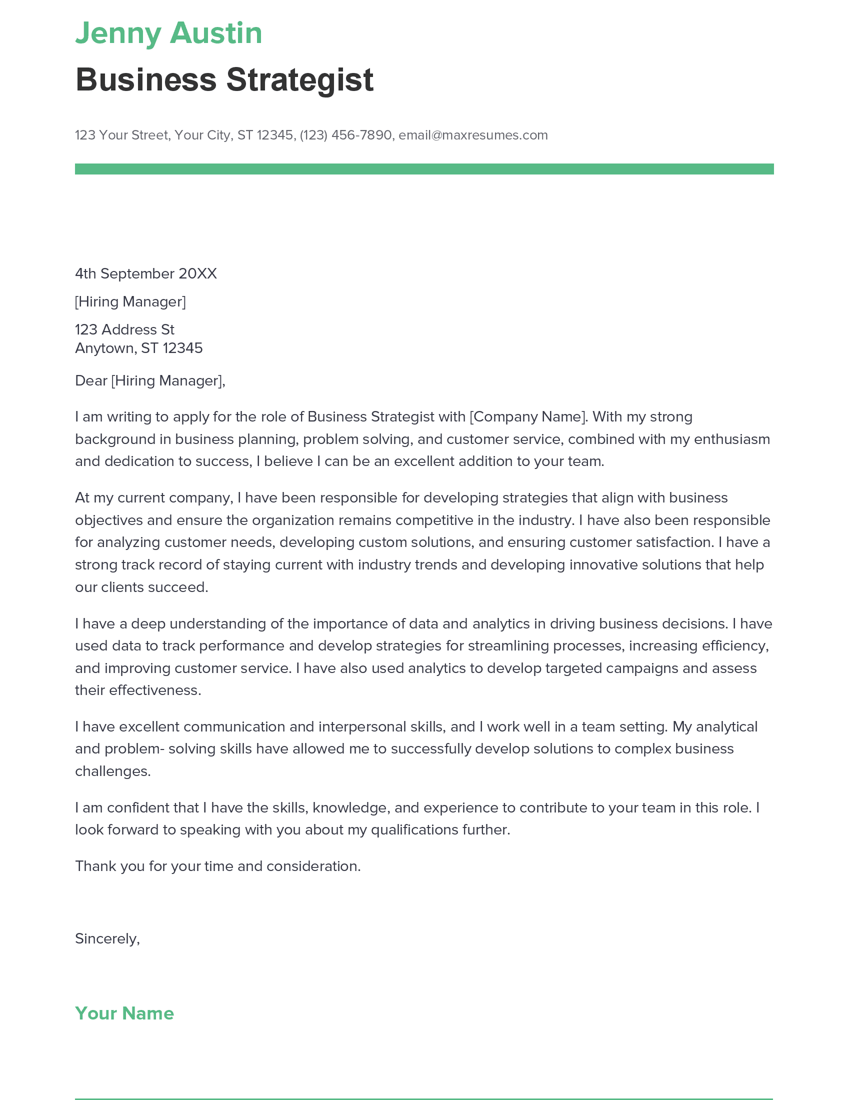 account assistant cover letter sample