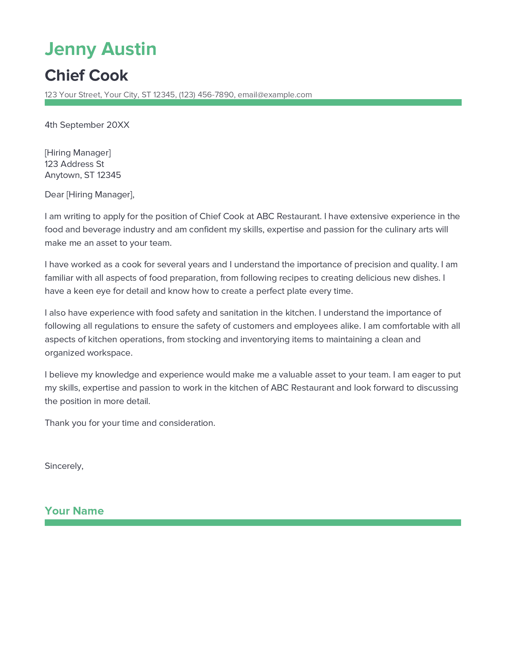 account assistant cover letter sample