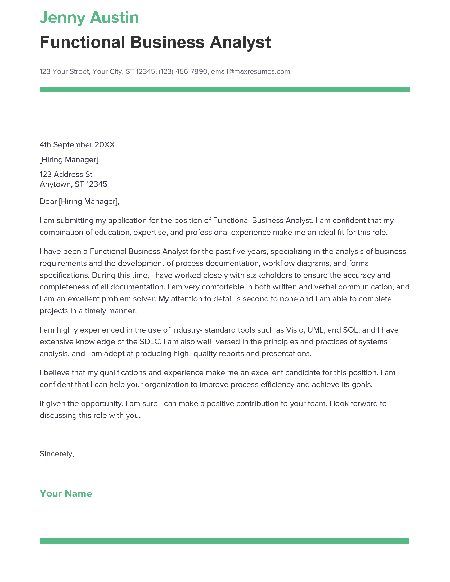 account assistant cover letter sample