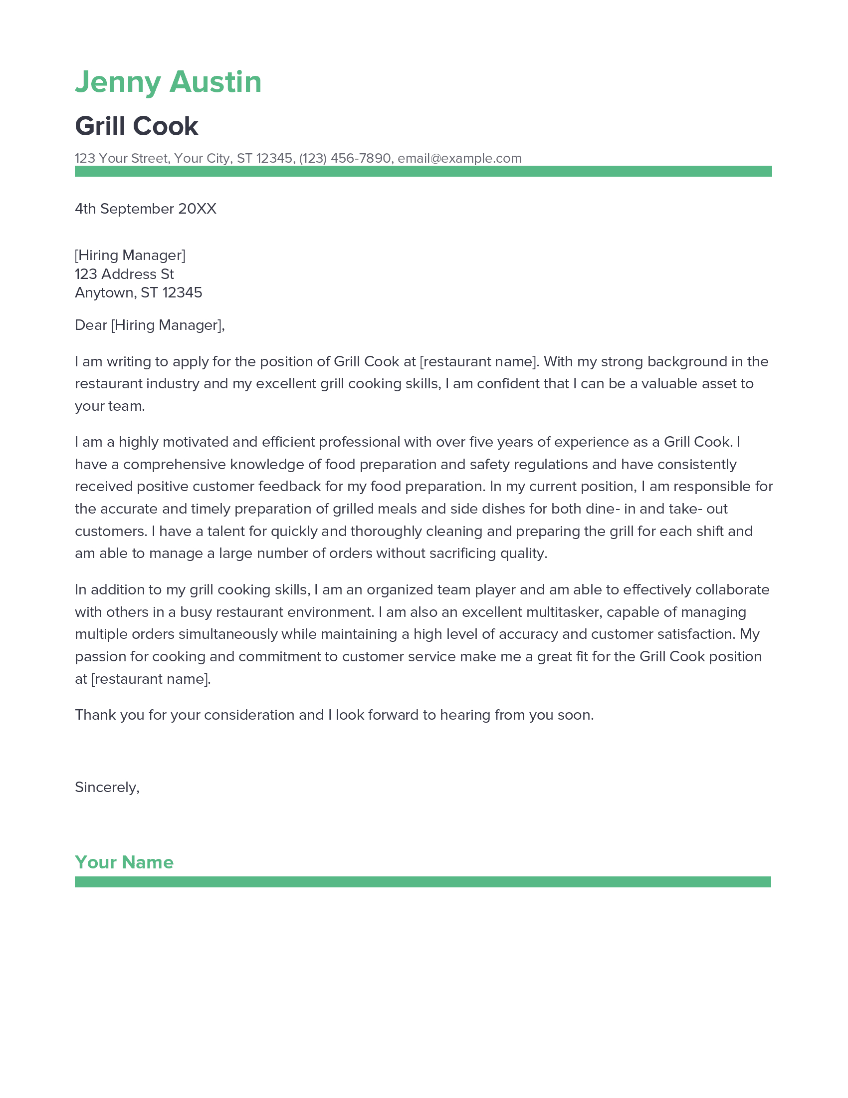 account assistant cover letter sample