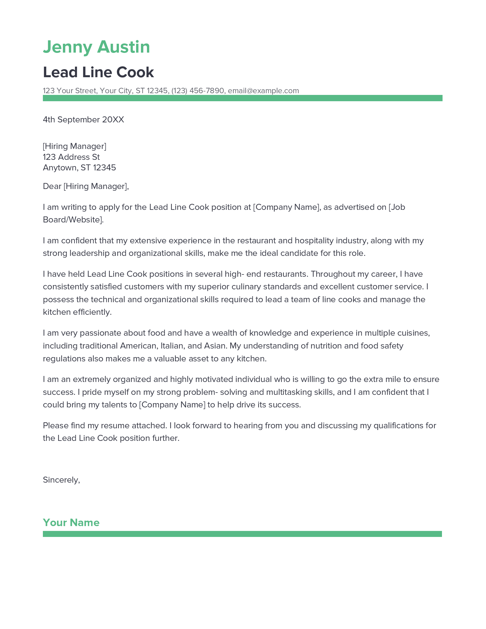 account assistant cover letter sample