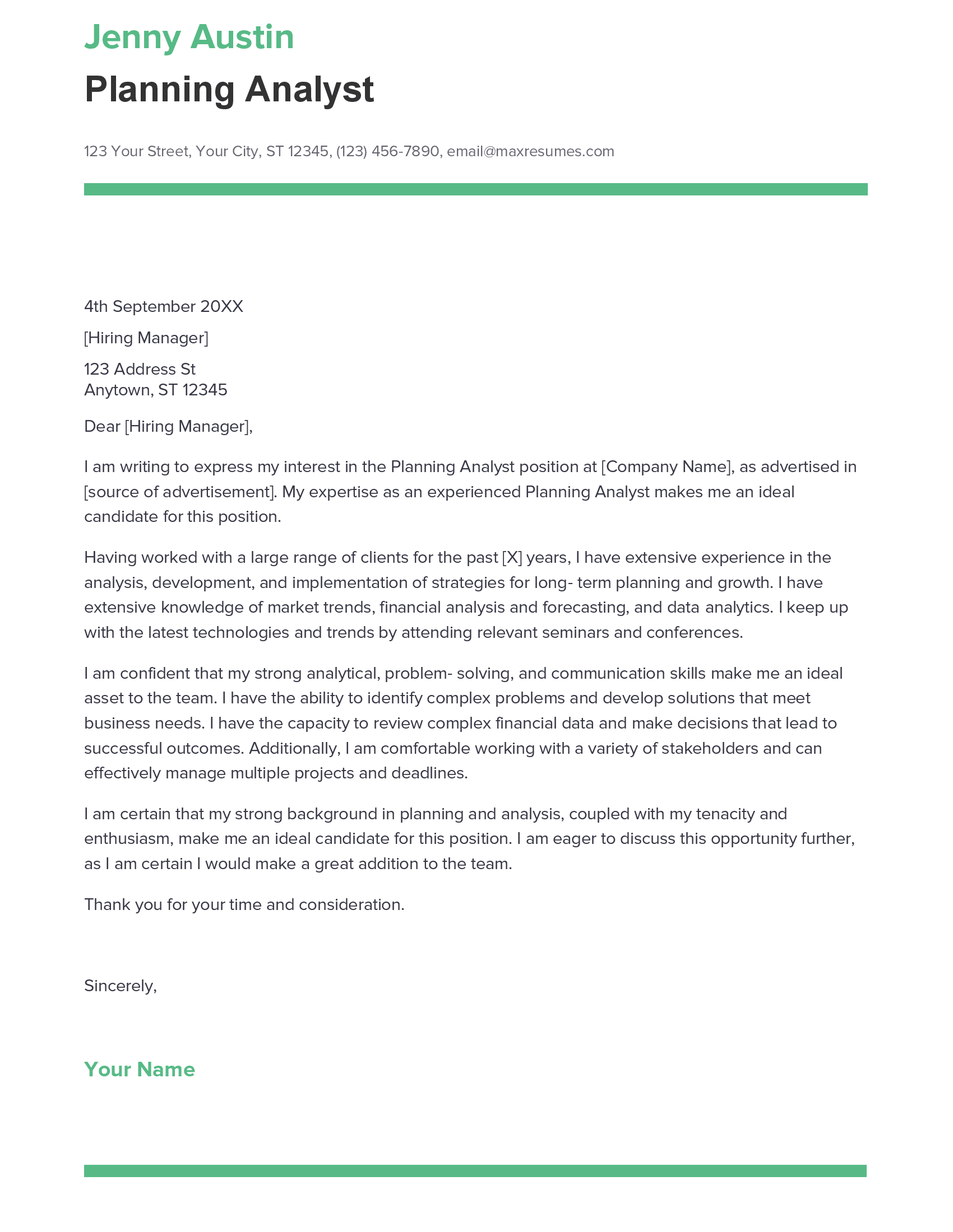 account assistant cover letter sample