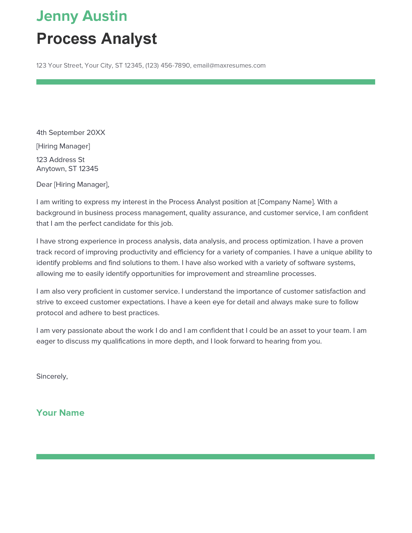 account assistant cover letter sample