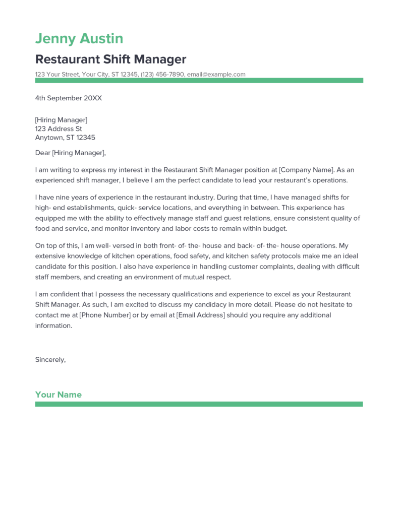 best-restaurant-shift-manager-cover-letter-example-for-2023