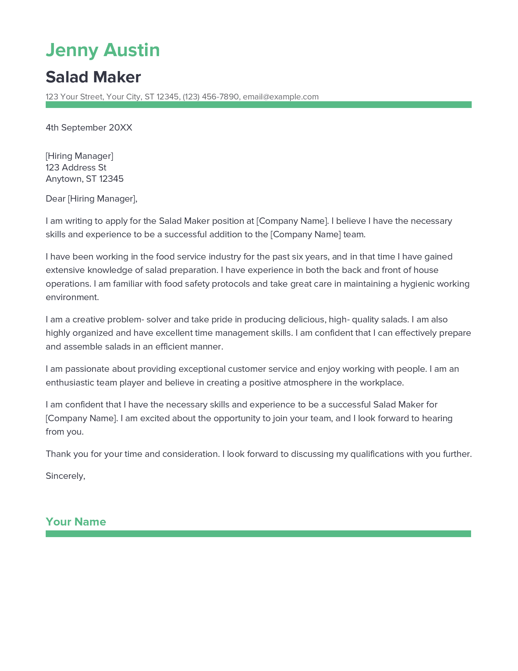 account assistant cover letter sample