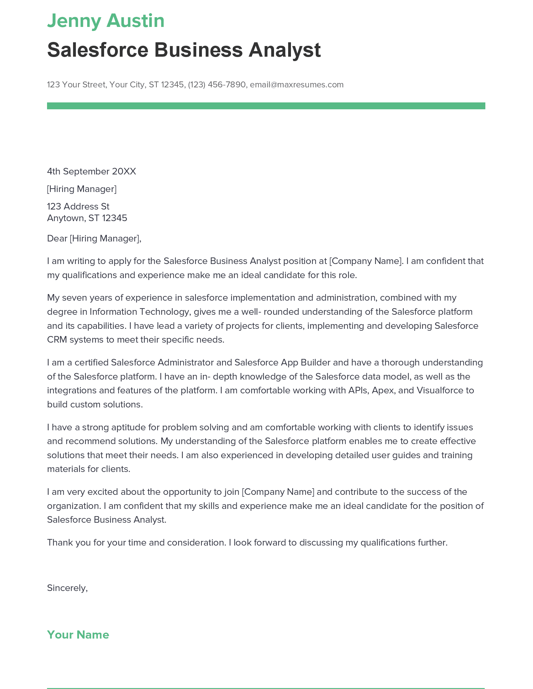 account assistant cover letter sample