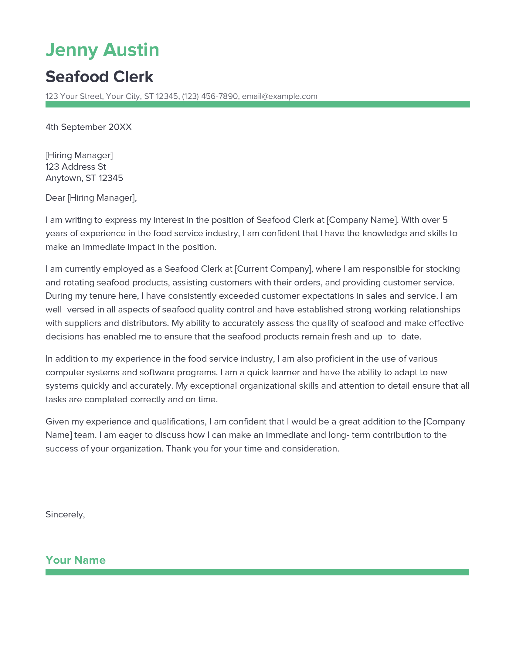 account assistant cover letter sample