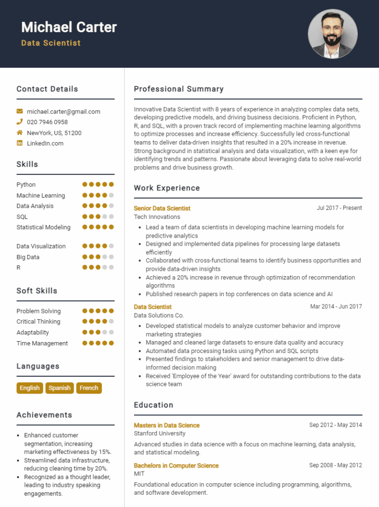 resume template