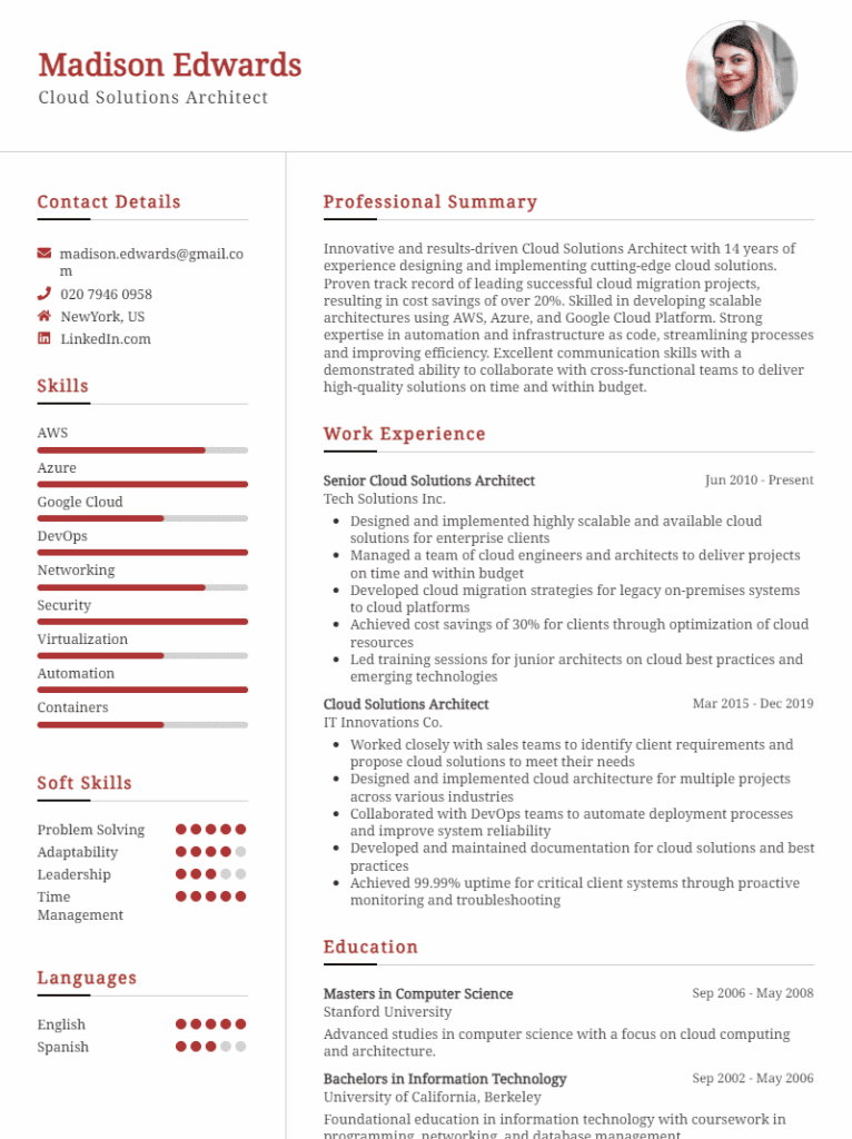 resume template