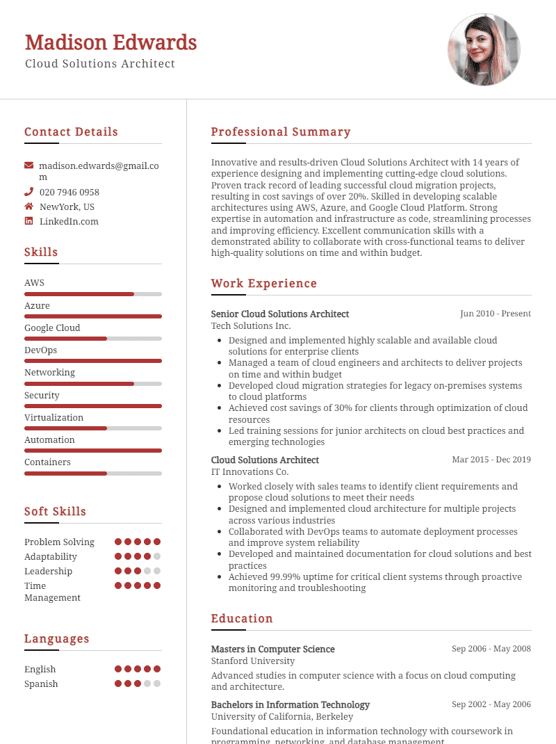 resume template