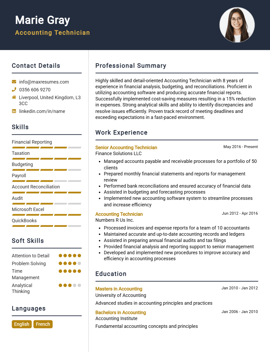 technician-resume-sample