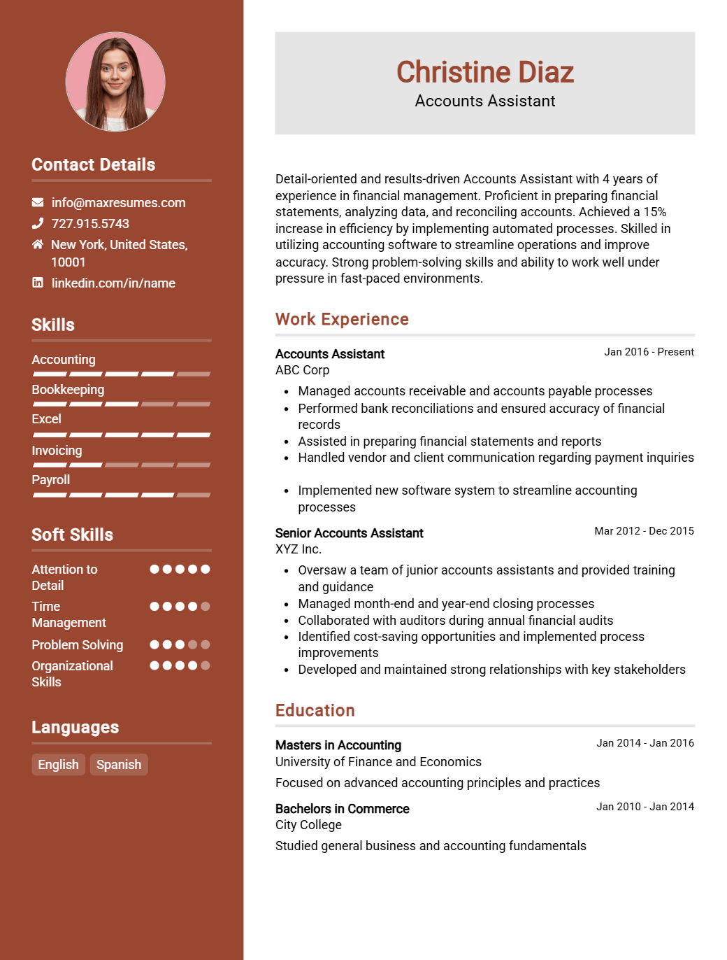 accounts-assistant-resume-sample