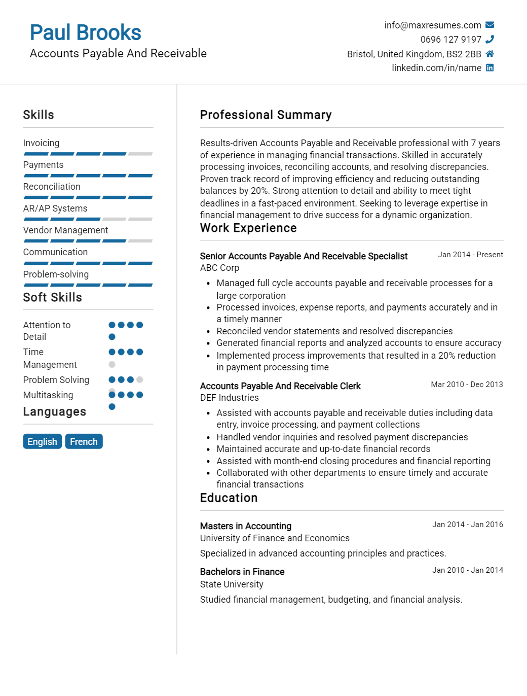 accounts-payable-and-receivable-resume-sample
