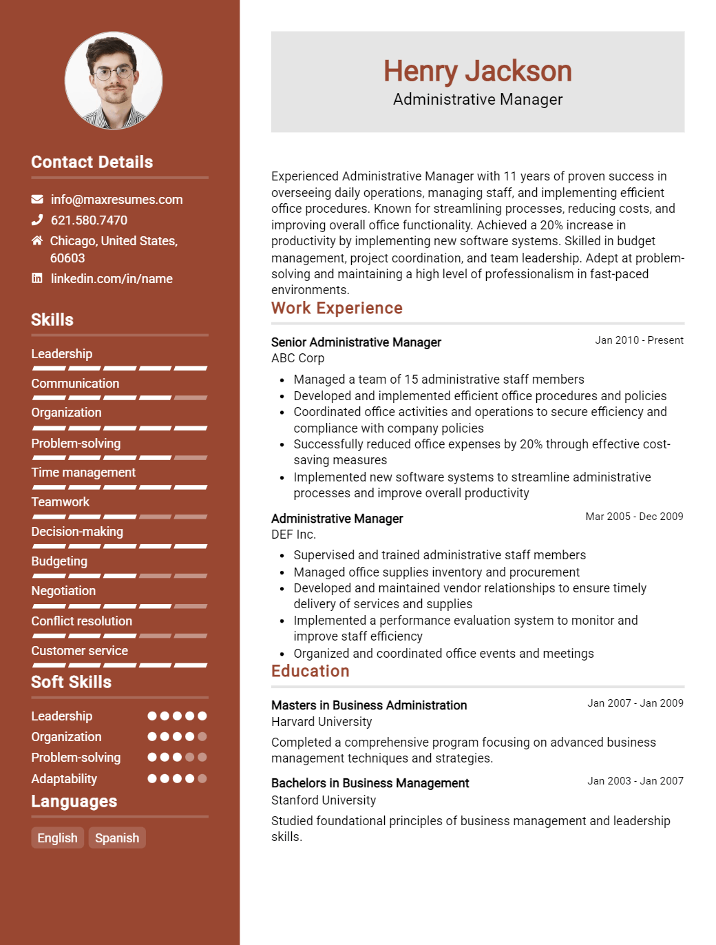 manager-resume-sample