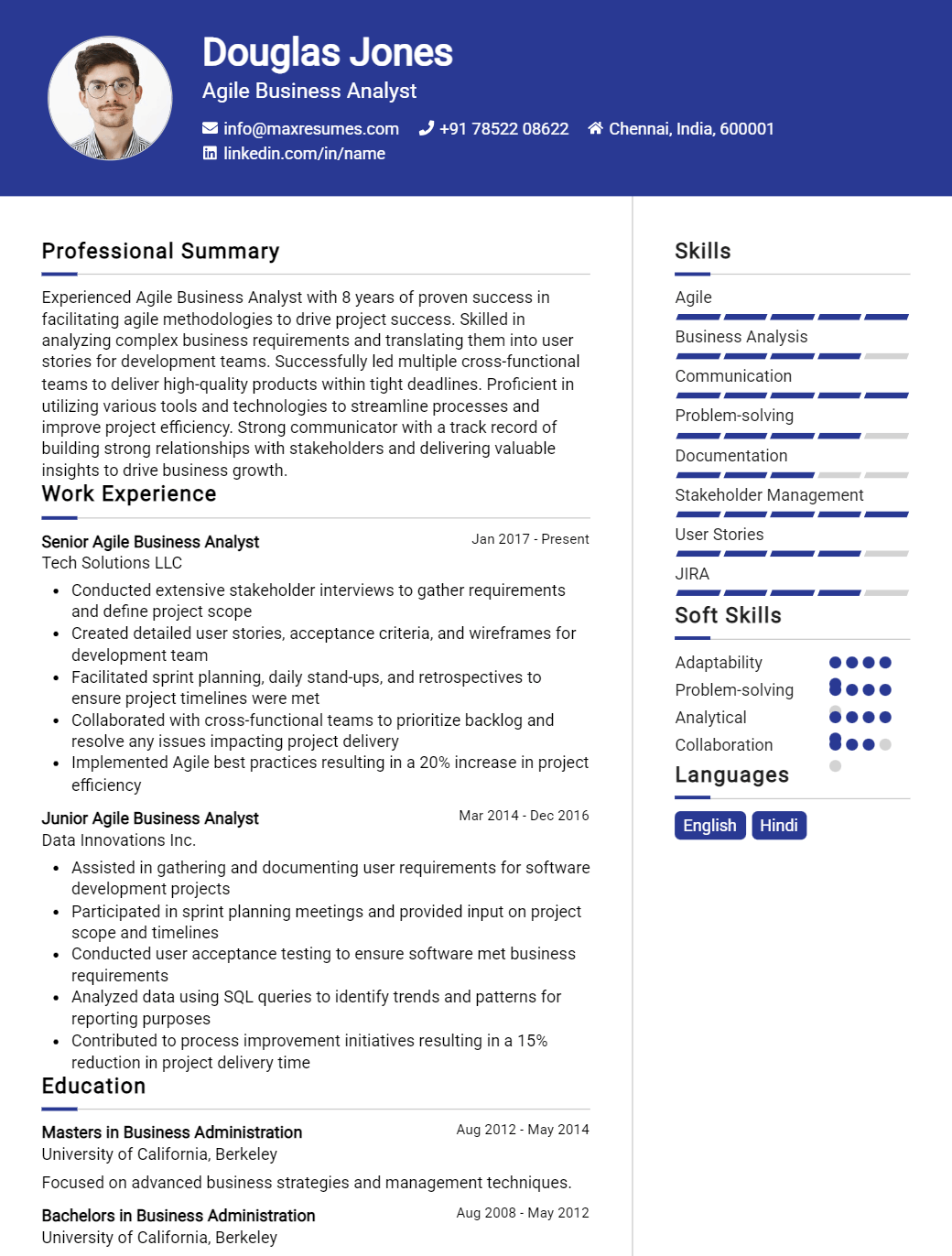 agile-business-analyst-resume-sample