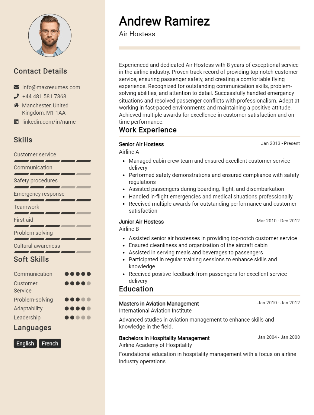 air-hostess-resume-sample