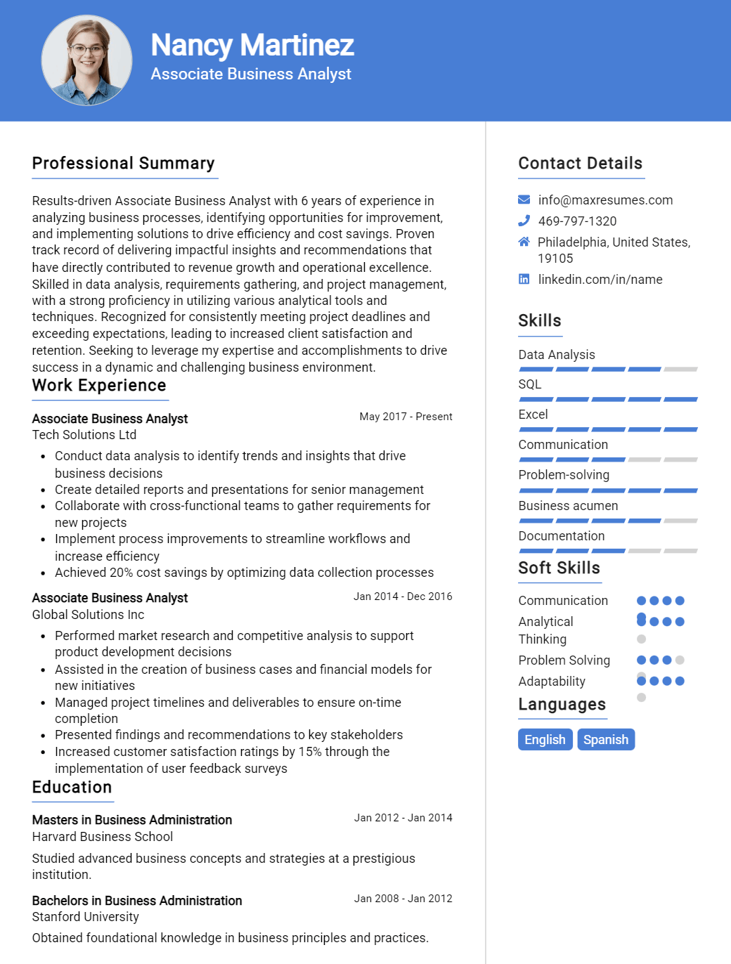 associate-business-analyst-resume-sample