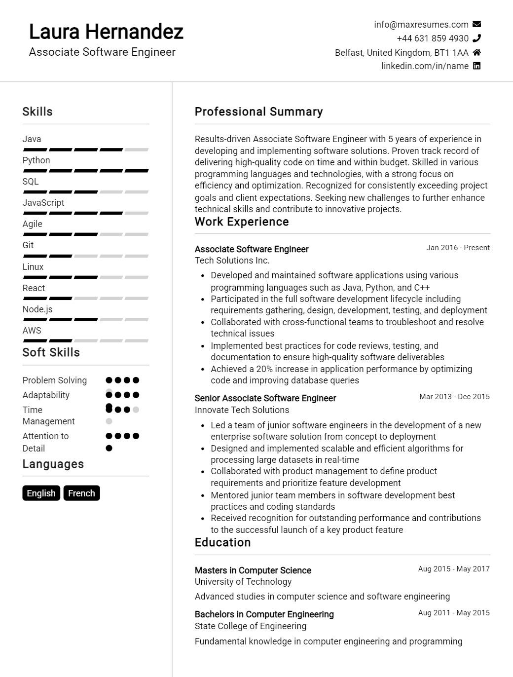 associate-software-engineer-resume-sample