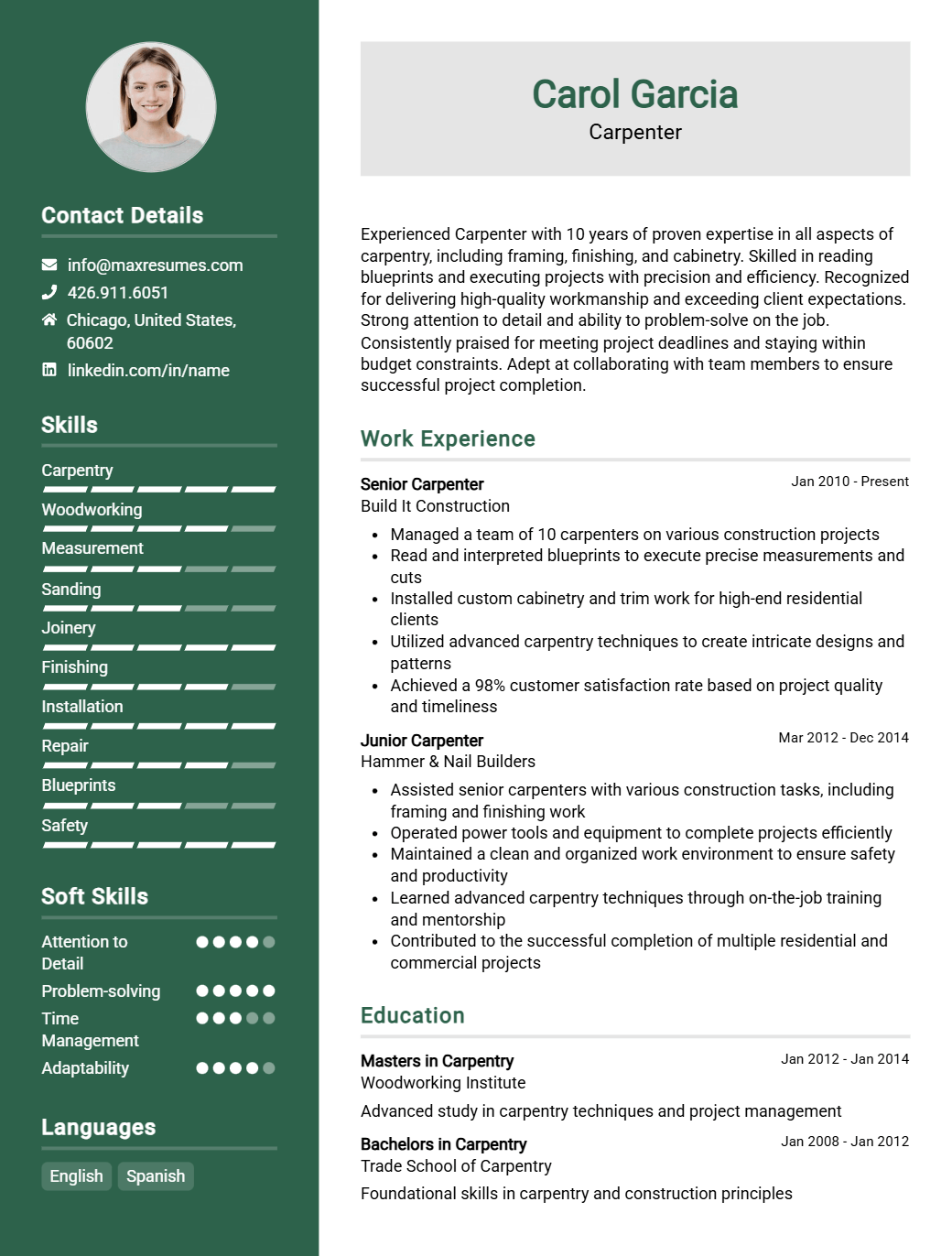 carpenter-resume-sample