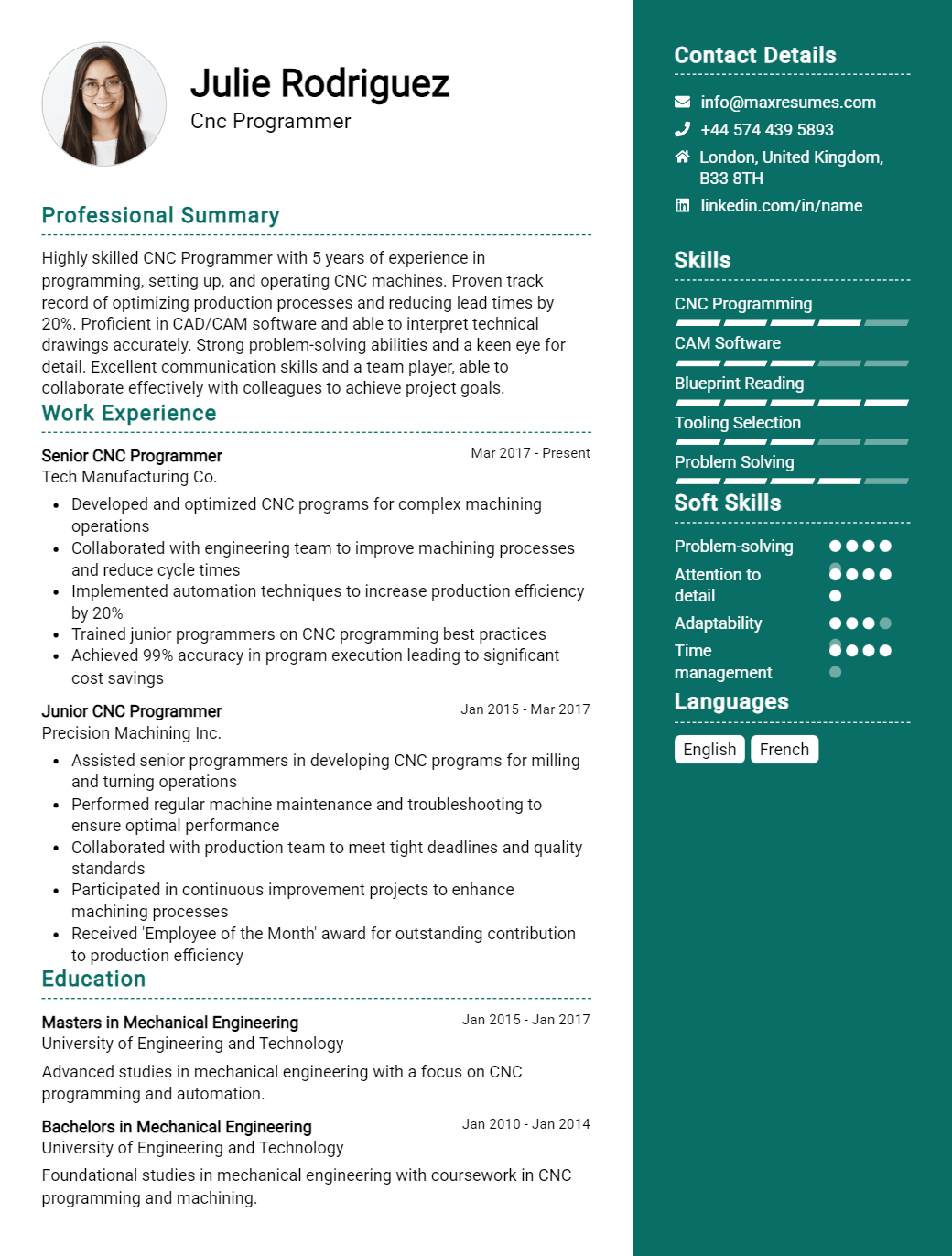 cnc-programmer-resume-sample