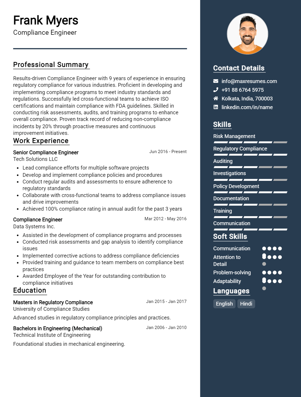 engineer-resume-sample