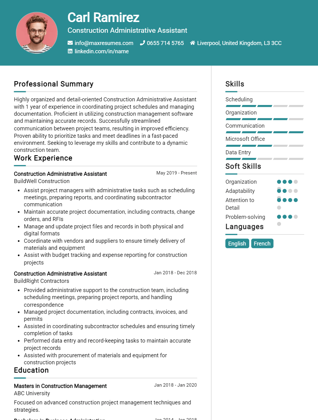 administrative-assistant-resume-sample