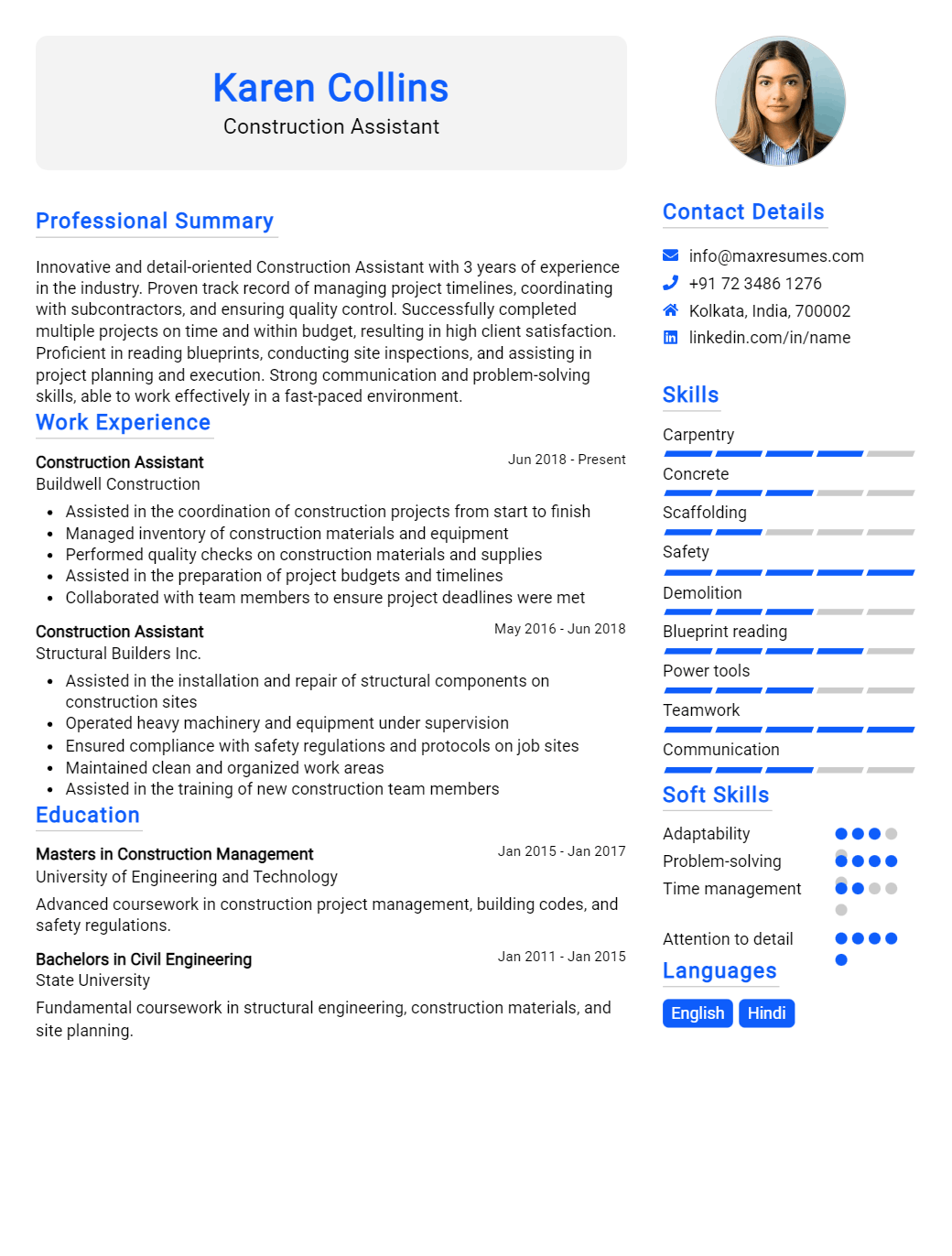assistant-resume-sample