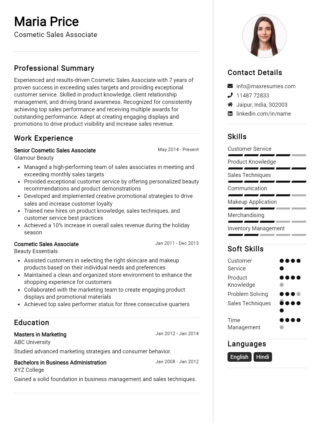 cosmetic-sales-associate-resume-sample