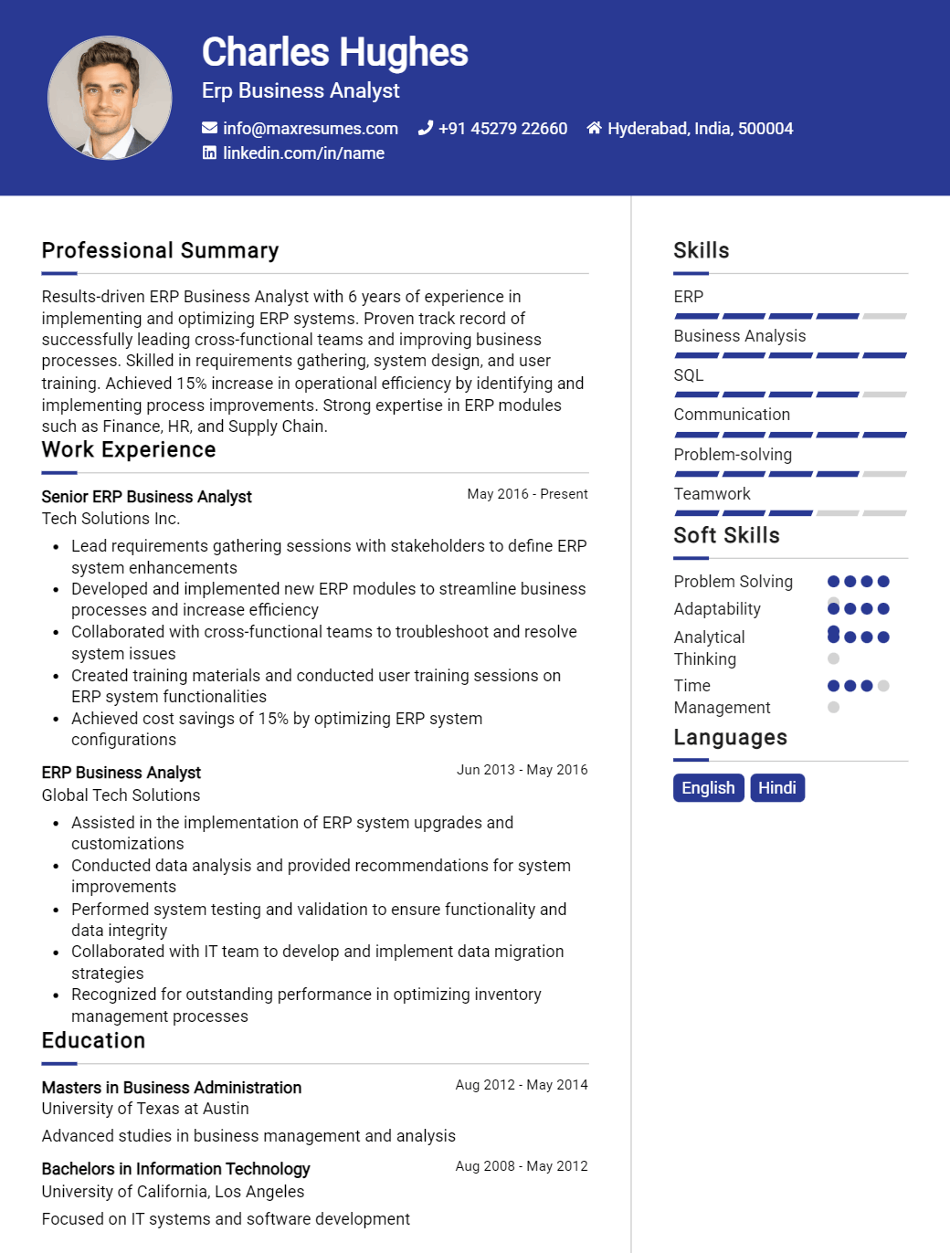 erp-business-analyst-resume-sample