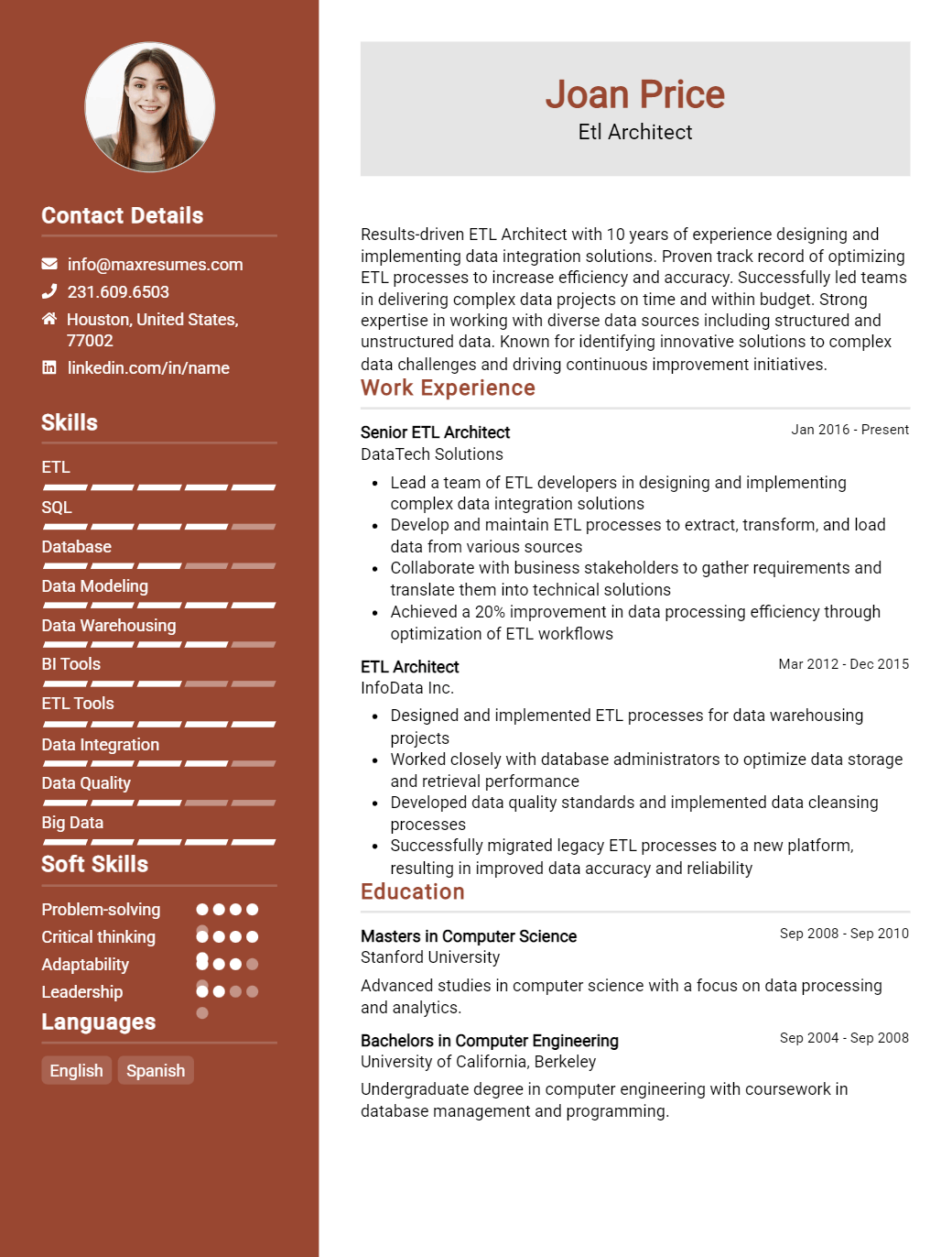 etl-architect-resume-sample