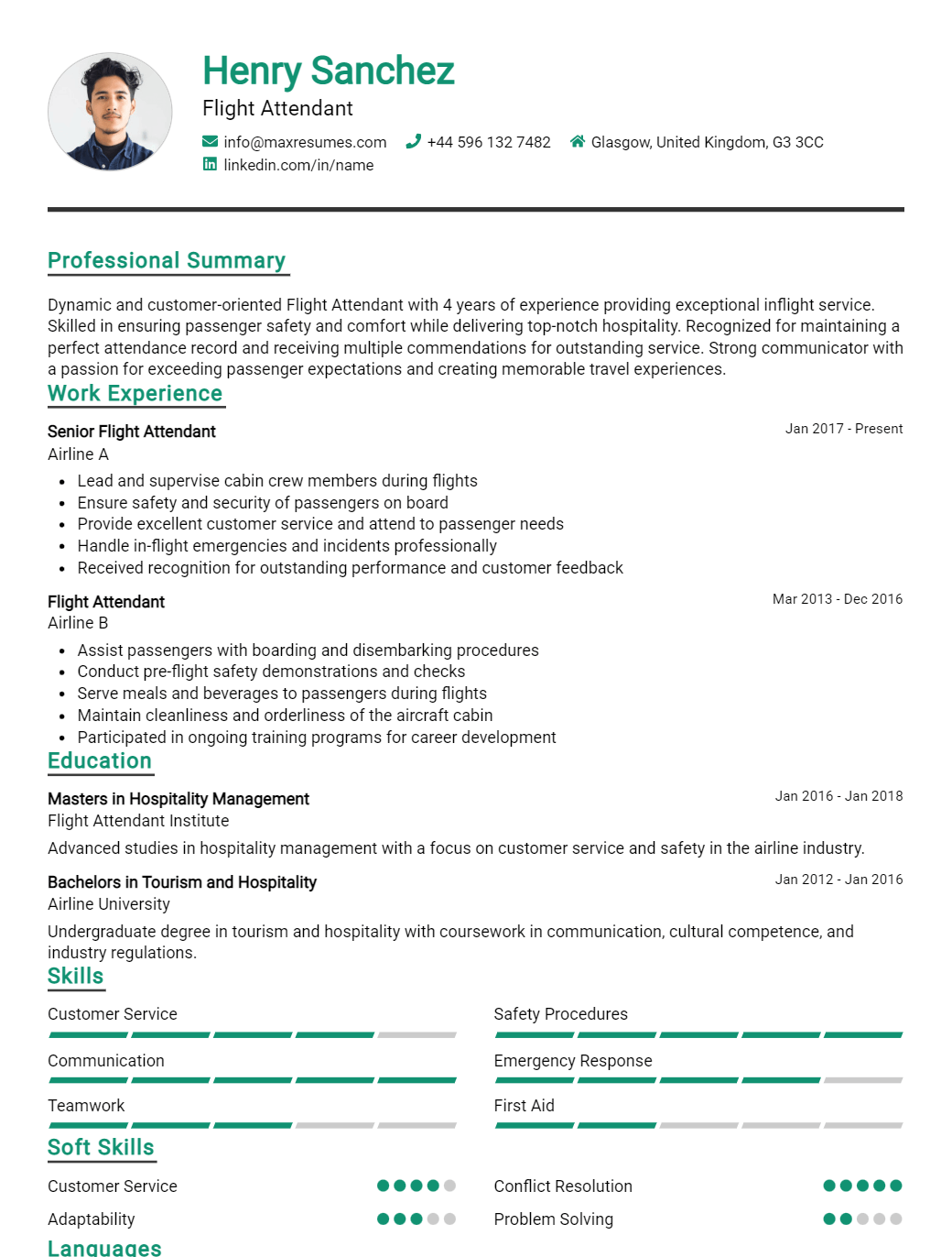 flight-attendant-resume-sample