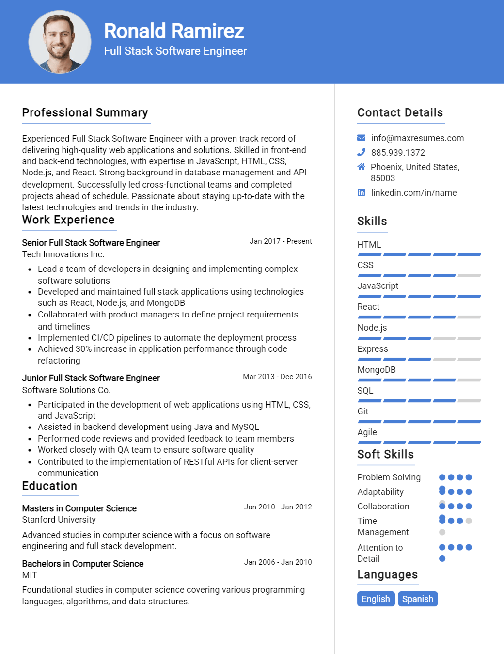 full-stack-software-engineer-resume-sample