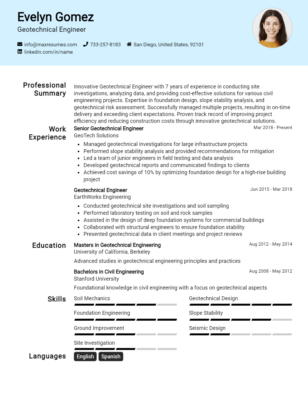 geotechnical-engineer-resume-sample