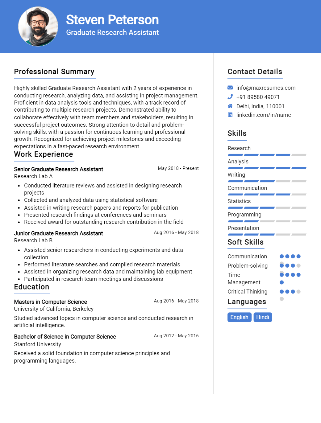 graduate-research-assistant-resume-sample