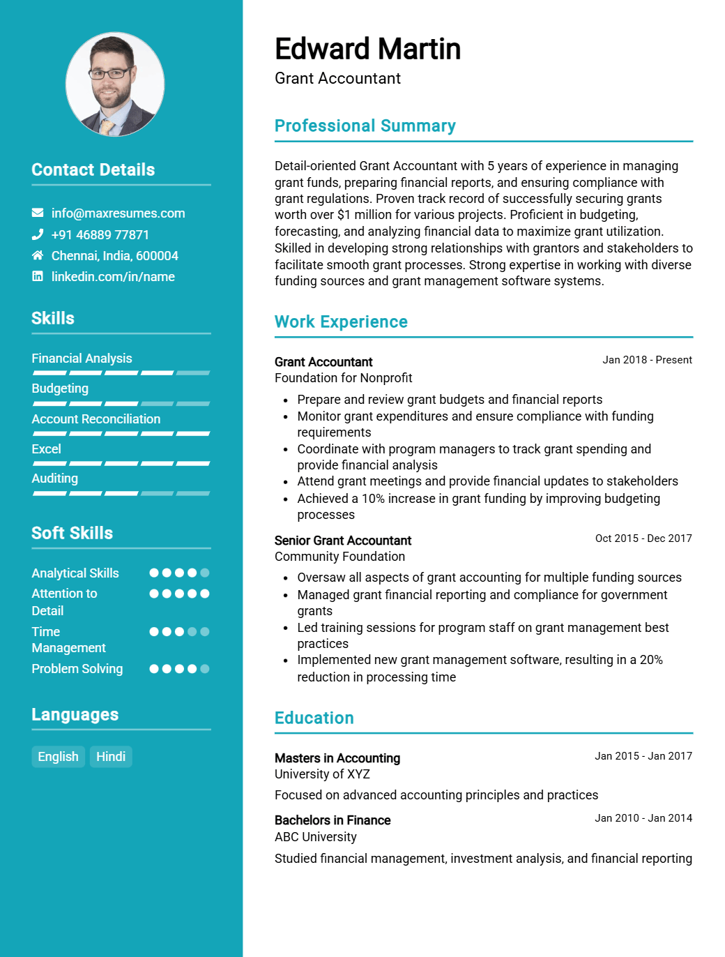 grant-accountant-resume-sample