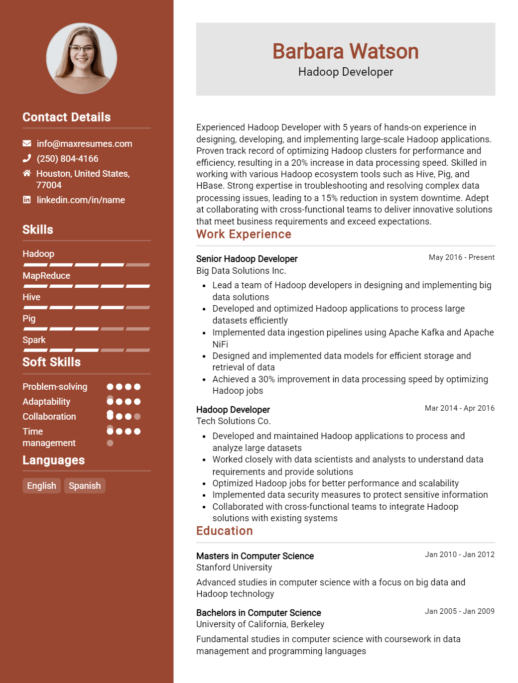 hadoop-developer-resume-sample