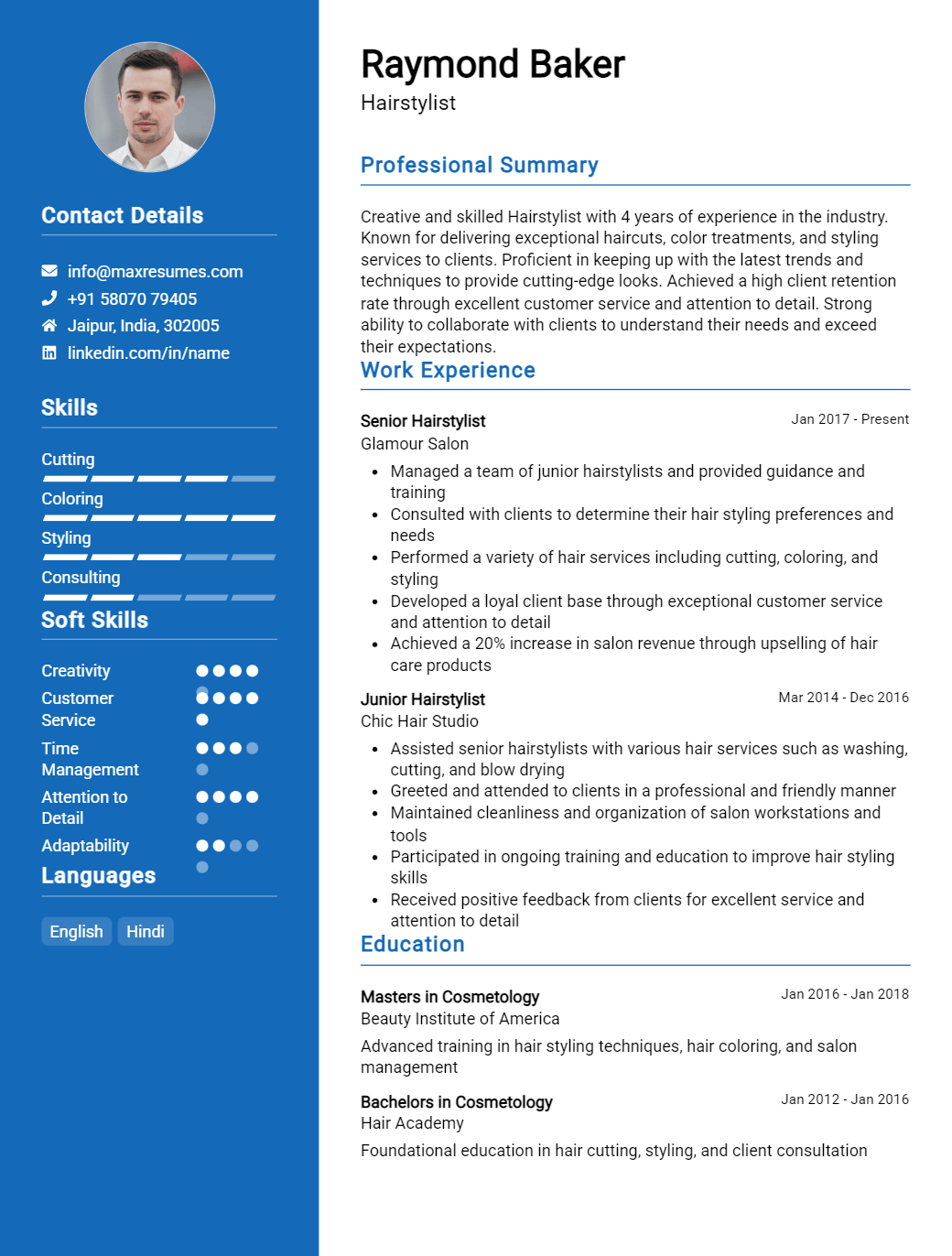 hairstylist-resume-sample