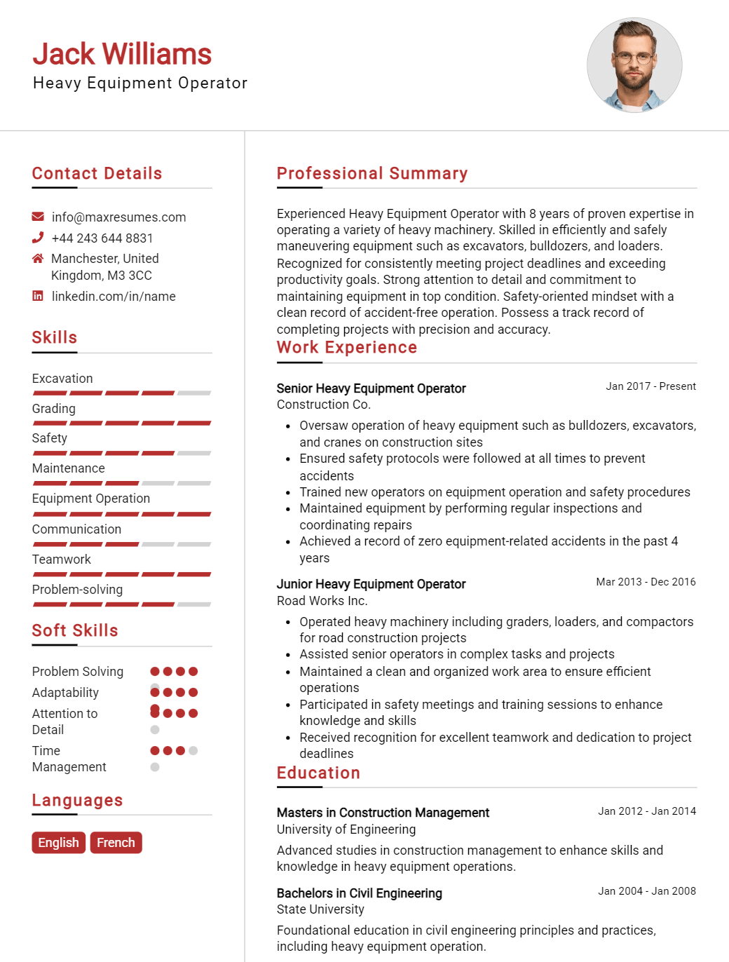heavy-equipment-operator-resume-sample
