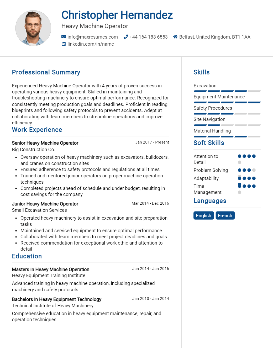 heavy-machine-operator-resume-sample