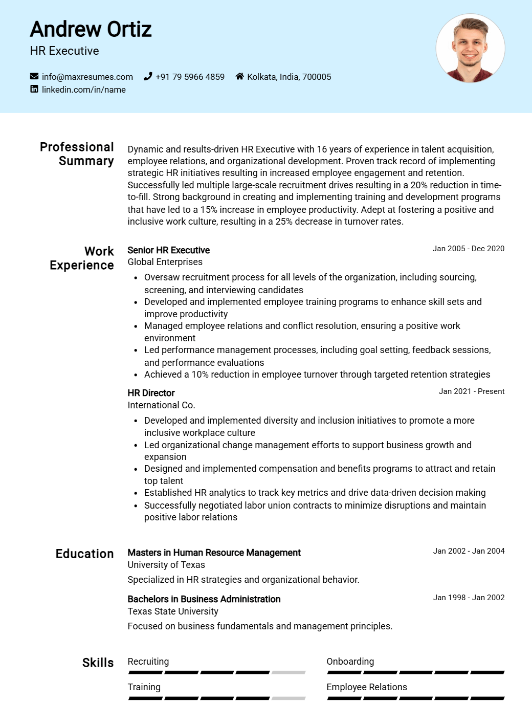 executive-resume-sample