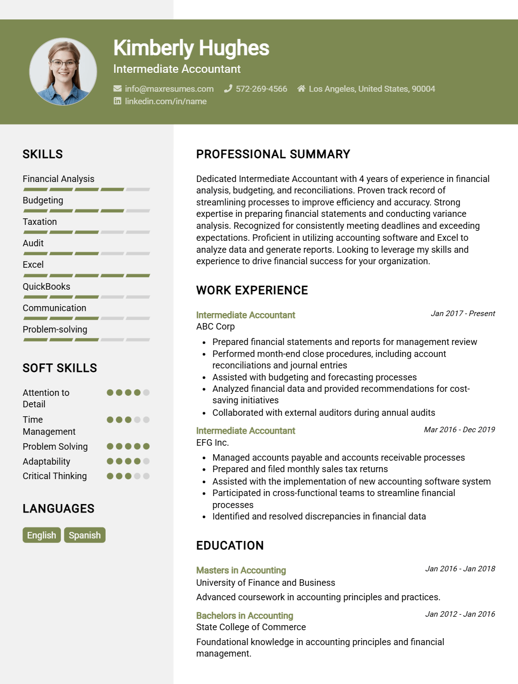 intermediate-accountant-resume-sample