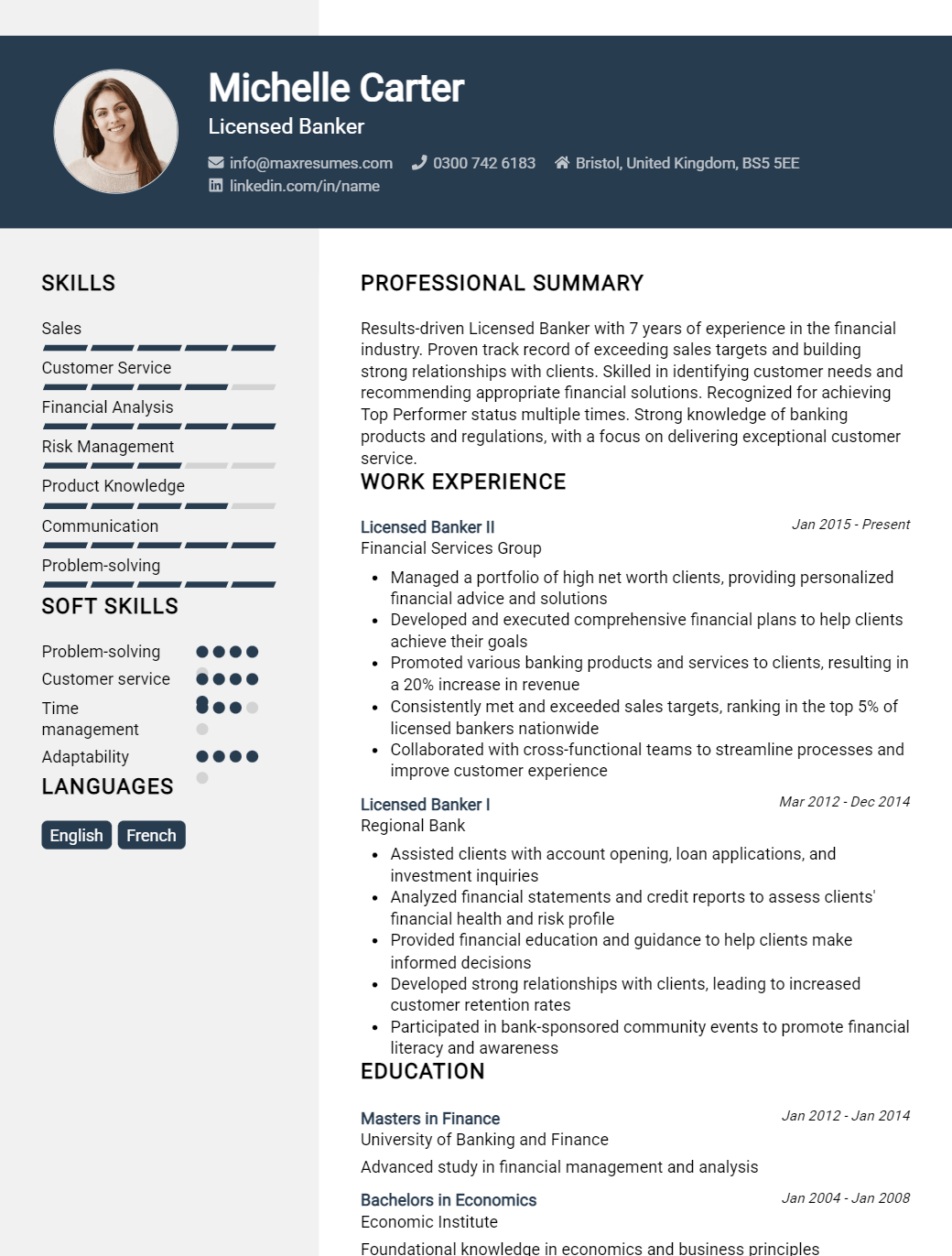 licensed-banker-resume-sample
