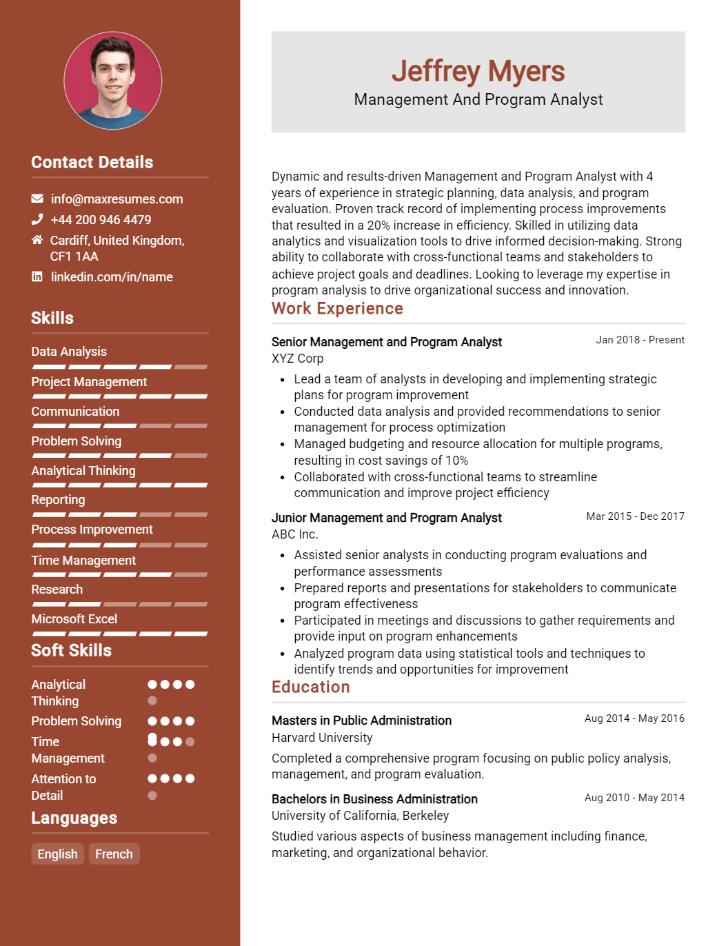 management-and-program-analyst-resume-sample