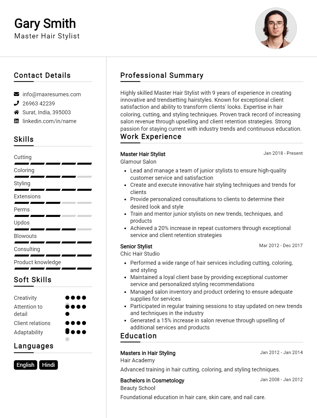 master-hair-stylist-resume-sample