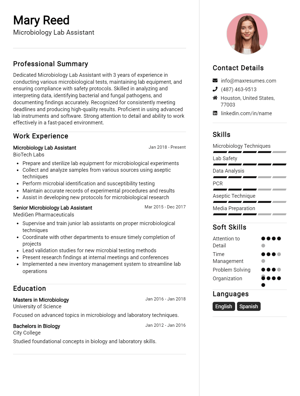 microbiology-lab-assistant-resume-sample