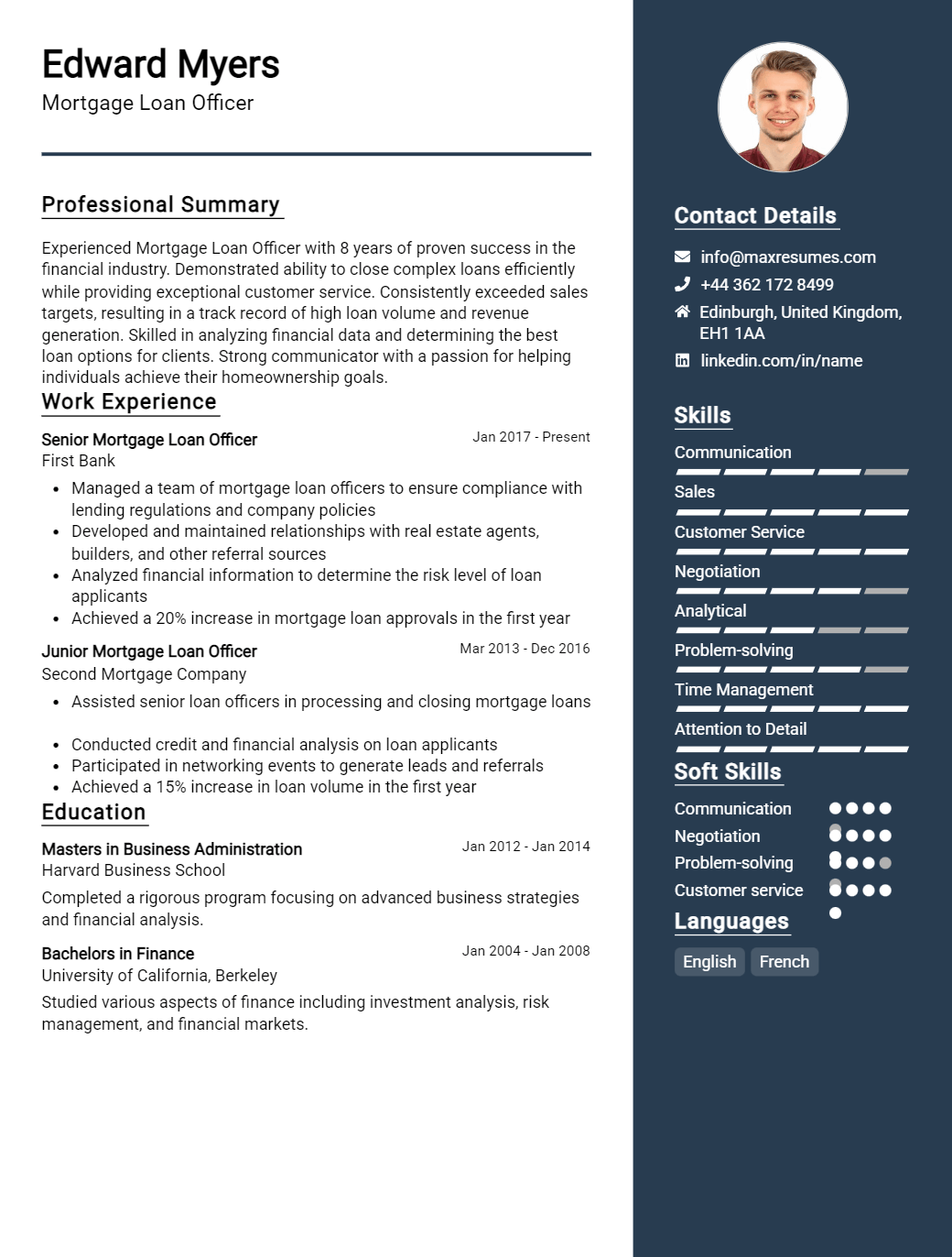 mortgage-loan-officer-resume-sample